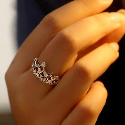 High Quality Crown With Crystal 925 Sterling..