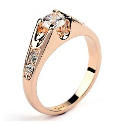 Selling Exquisite Selling Crystal Alloy Ring