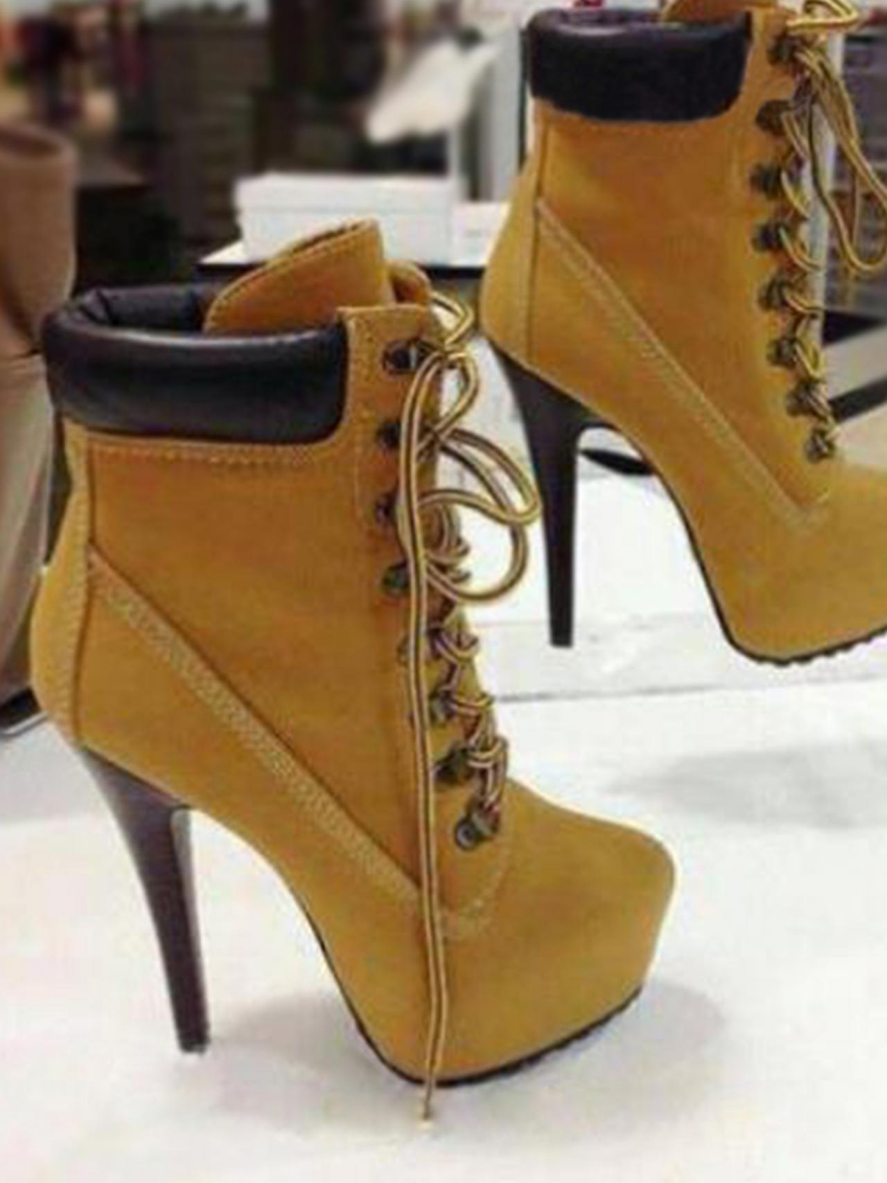 faux nubuck ankle boots