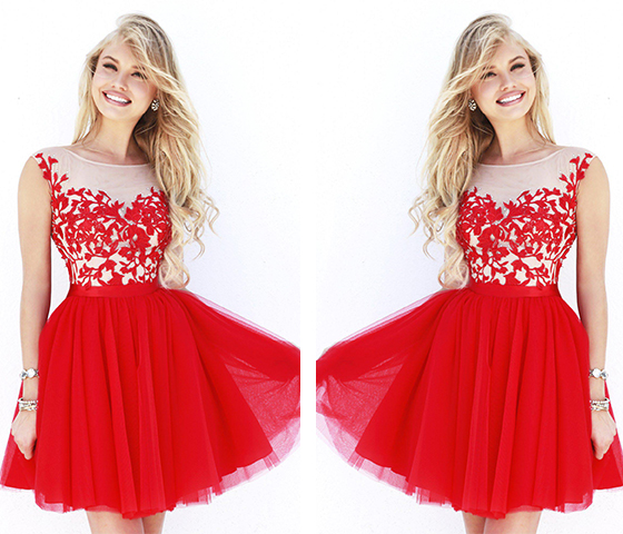 Lovely Red Dress,red Cocktail Dress,charming Homecoming Dress,sequined Homecoming Dress,short Homecoming Dress